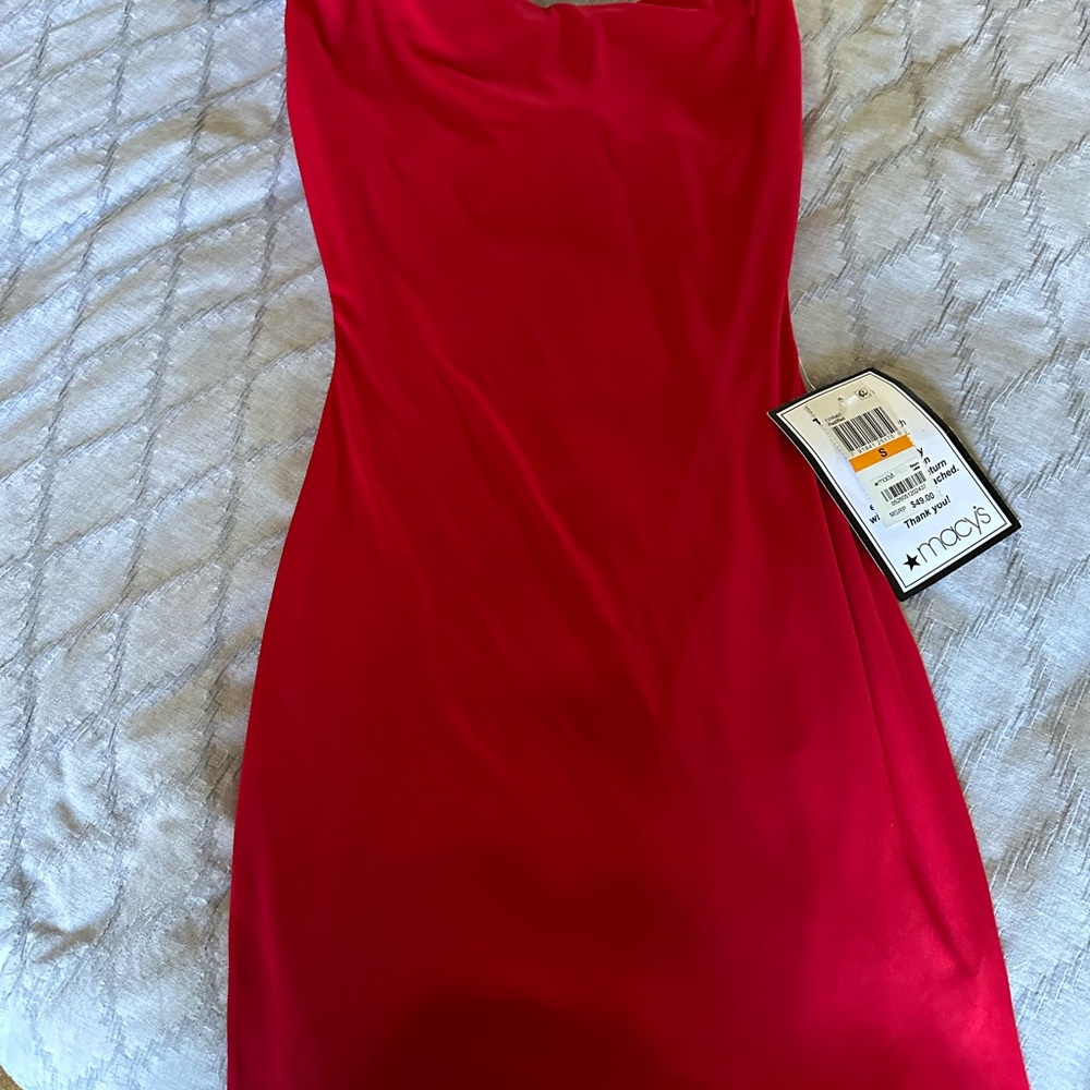 B.Darlin Tight Red Dress